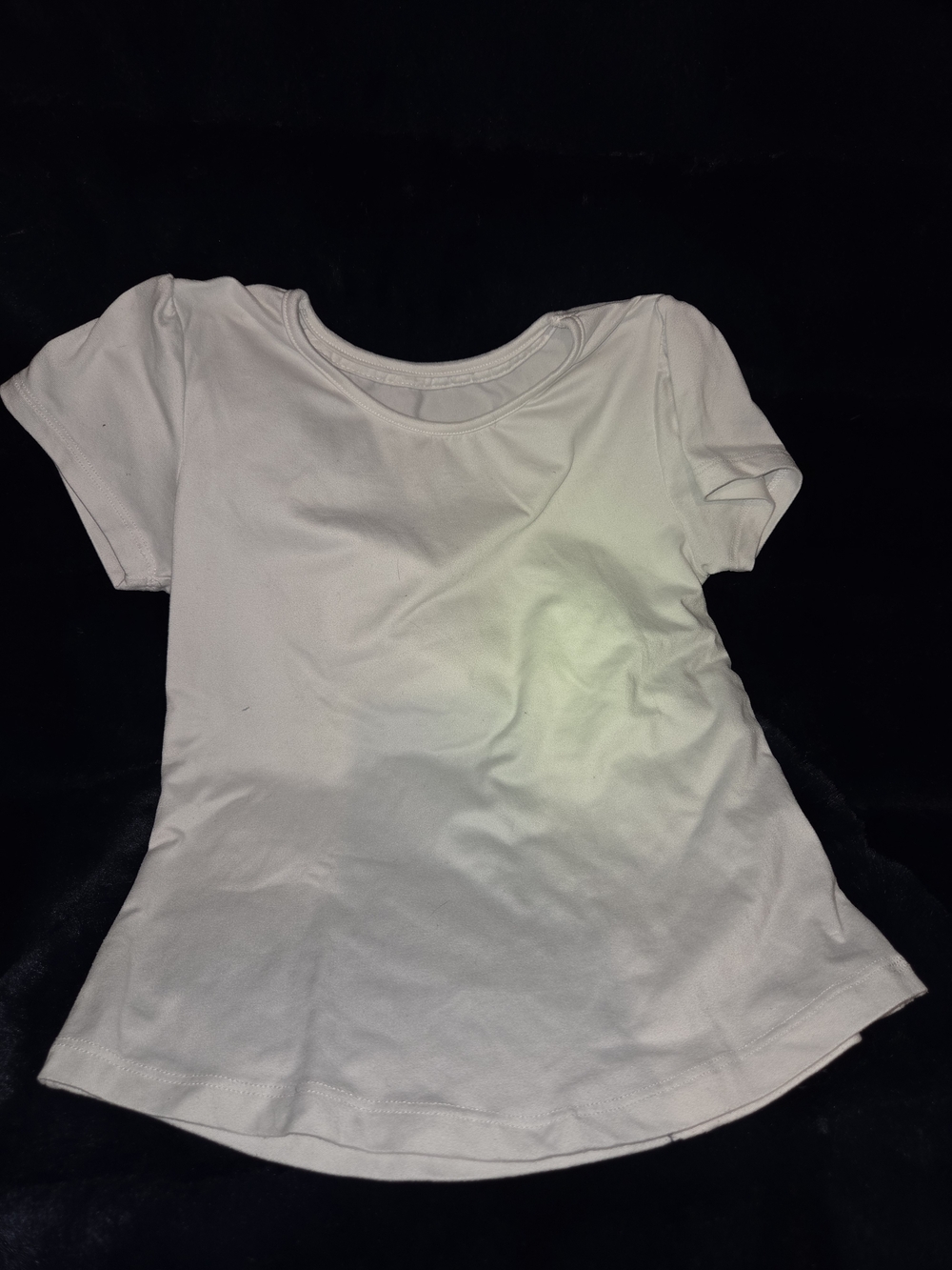 SHEIN White Short-Sleeve Girls Tee